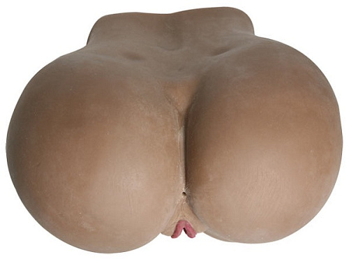 Попа и вагина мулатки коричневого цвета с вибрацией и функцией нагрева Topco Sales CyberSkin Virtual Sex Ultra Big Ass Bang Doggy Style Pussy Ass Dark