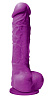 Фиолетовый фаллоимитатор на присоске NS Novelties Colours Pleasures 5 Dildo NSN-0405-15 (17,8 см)