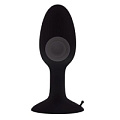 Чёрная анальная пробка с шариком внутри Dream Toys MENZSTUFF ROLL PLAY SMALL 20838 (8 см)