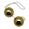 Золотистые шарики со смещённым центром тяжести Eroticon 31027
