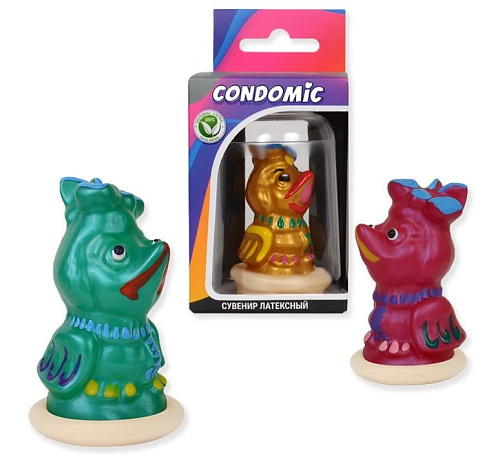 Сувенирный латексный презерватив Sitabella «Дятел» 3248