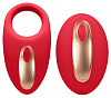 Красное эрекционное виброкольцо с пультом Shots Media BV Poise ELE018RED