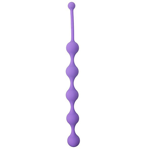 Фиолетовая анальная цепочка Dream Toys SEE YOU FIVE BEADS ANAL 21222 (28,1 см)