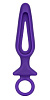 Фиолетовая силиконовая пробка с прорезью California Exotic Novelties Silicone Groove Probe SE-0393-46-2 (10,25 см)