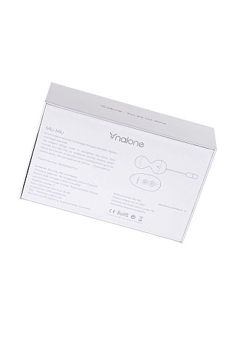 Бело-розовые вагинальные шарики Nalone MiuMiu VS-VR21