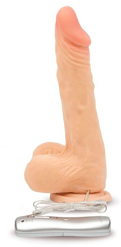 Телесный реалистичный ротатор Пикантные штучки DP02027-7J (22 см)
