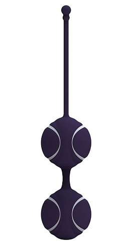 Фиолетовые шарики Odeco O-BALLS DUO PURPLE/WHITE OD-1261 PURPLE/WHITE
