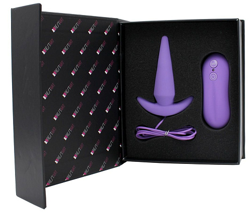 Фиолетовый анальный вибростимулятор RestArt Tower RA-305 (8,3 см)