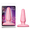 Розовая анальная пробка Blush Novelties B Yours Medium Cosmic Plug BL-18700 (11,4 см)