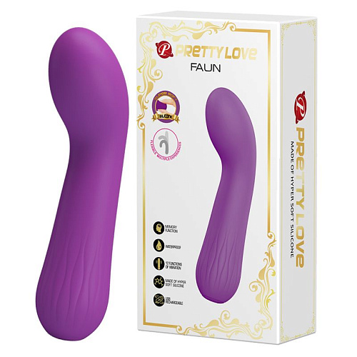 Фиолетовый гнущийся вибратор Baile Faun BI-014724 (15 см)