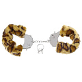 Наручники металлические с гепардовым мехом Pipedream Original Furry Cuffs PD3804-39