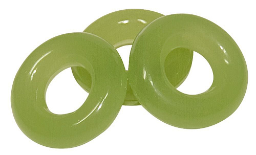 Набор из 3 зеленых святящихся в темноте колец для пениса Orion Glow in the Dark 0502375