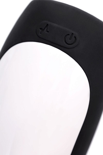 Чёрно-белый перезаряжаемый мастурбатор Erotist Hailstorm 543004