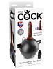 Мини-мяч с фаллической насадкой коричневого цвета и вибрацией Pipedream Vibrating Mini Sex Ball with 7 Dildo PD5685-29 (17,7 см)