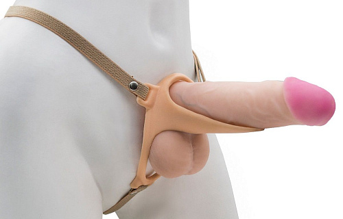 Эректор с фиксацией телесного цвета LOVETOY (А-Полимер) 752400