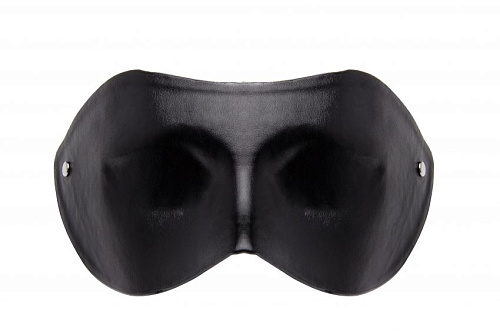 Чёрная маска на глаза Shots Media BV OUCH! Blackout Eyemask OU193BLK