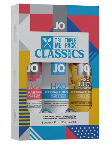 Подарочный набор лубрикантов System JO Tri-Me Triple Pack Classics JO10058