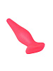 Розовая анальная пробка с узеньким кончиком LOVETOY (А-Полимер) 433400 (14 см)