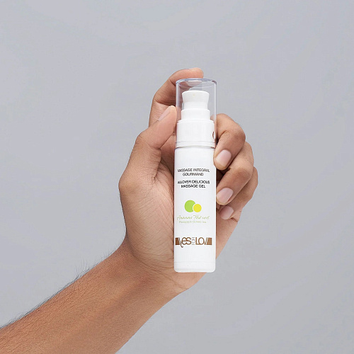 Универсальный массажный гель 3-в-1 с ароматом ананаса и зелёного чая YESforLOV Allover Delicious YFL01B35 (50 мл)