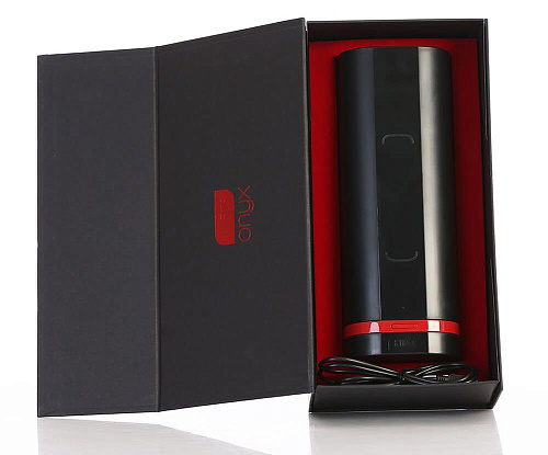 Чёрный мастурбатор для секса на расстоянии Kiiroo ONYX TELEDILDONIC MASTURBATOR LISA ANN E27231