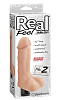 Вибратор-реалистик телесного цвета Pipedream Real Feel Lifelike Toyz №2 PD1393-21 (17,8 см)