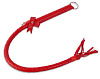 Красный кнут с бантиком на рукояти Пикантные штучки DP098