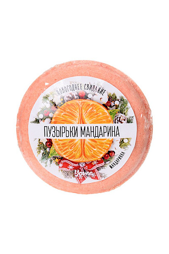 Бомбочка для ванны с ароматом мандарина ToyFa «Пузырьки мандарина» 722506