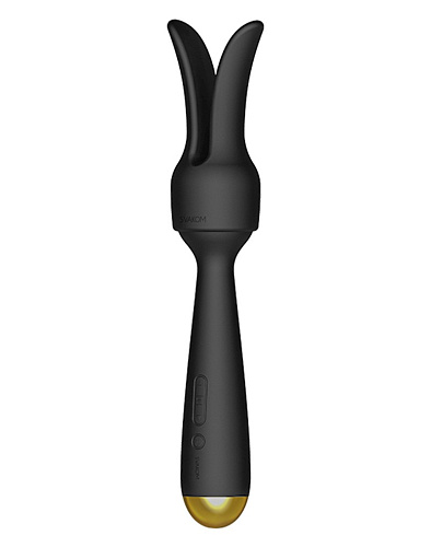 Чёрный интерактивный нагревающийся вибромассажёр Svakom Emma Neo SAV-01D