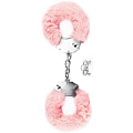Наручники в нежно-розовой меховой опушке Lovetoy LV1501 pink
