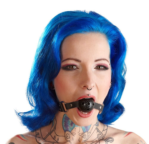 Чёрный классический кляп с шариком Orion Knebel 2491508 1001