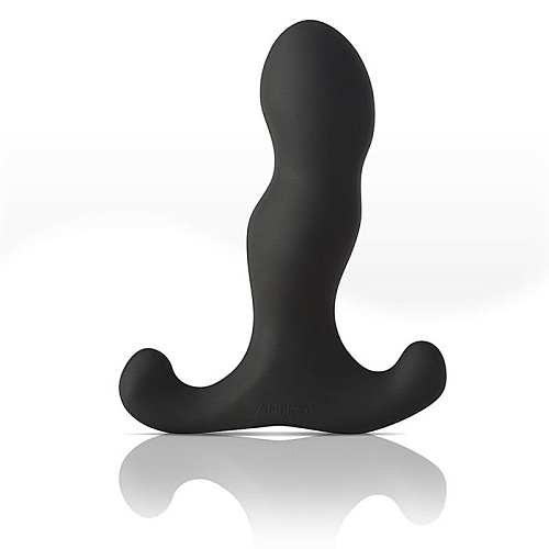 Чёрный массажёр простаты из силикона Aneros DEVICE-15 (11 см)