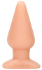 Большая телесная пробка Doc Johnson PLATINUM SILICONE 0103-09-CD