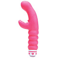 Розовый вибростимулятор для G-точки и клитора Dream Toys 20233 (21 см)