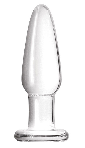 Стеклянная пробка NS Novelties Crystal Tapered Plug Small NSN-0706-11 (8,4 см)