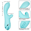 Голубой вибратор-ротатор с клиторальным отростком California Exotic Novelties Catalina Climaxer SE-4349-55-3 (20,25 см)