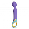 Фиолетовый вибромассажёр EDC Wholesale Base Wand Vibrator PMV20-4 (24 см)