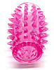 Сквозная раноцветная насадка с шипами Eroticon 31020 (7,5 см)