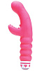 Розовый вибростимулятор для G-точки и клитора Dream Toys 20233 (21 см)