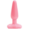 Розовая пробка для анальной стимуляции Doc Johnson HOT PINK 0244-12-CD (12,3 см)
