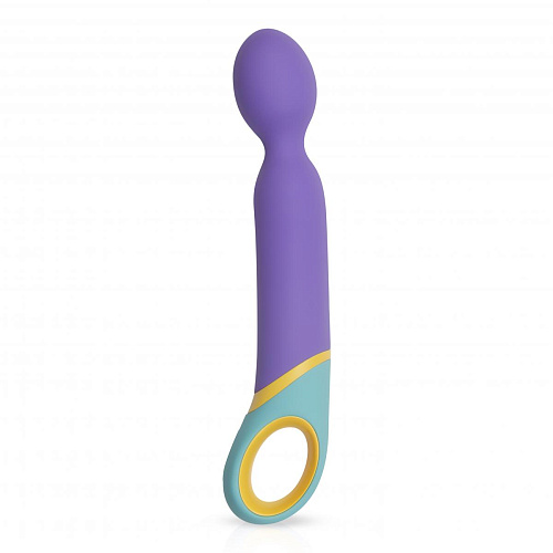 Фиолетовый вибромассажёр EDC Wholesale Base Wand Vibrator PMV20-4 (24 см)