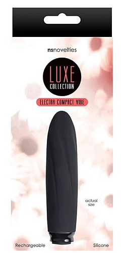 Чёрный мини-вибратор NS Novelties COMPACT VIBE ELECTRA NSN-0207-33 (11 см)