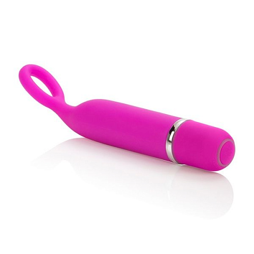 Розовый мини-вибромассажёр California Exotic Novelties Lia Mini Massager Plesure O SE-4559-41-3 (11,5 см)