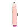 Телесный вибратор с ярко очерченной головкой Baile BW-001061-1002 (21 см)