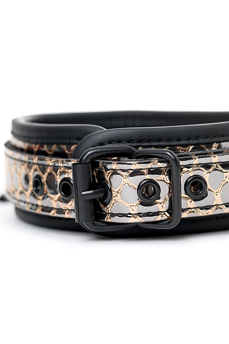 Набор золотисто-чёрных БДСМ-девайсов WANAME Goddess 477010