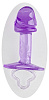 Фиолетовая анальная пробка с фаллической головкой Sextoy 2011 00138A-3 (9 см)