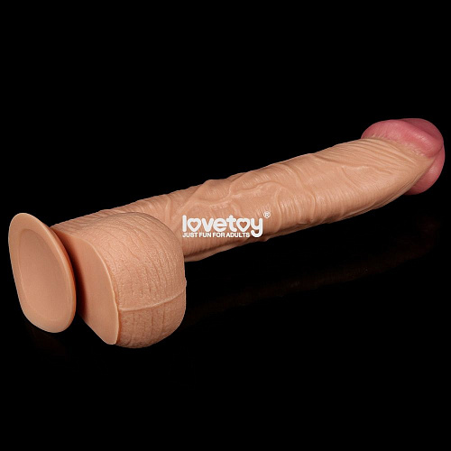 Гигантский телесный фаллоимитатор на присоске Lovetoy LV2209 (30,5 см)