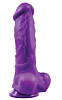 Фиолетовый фаллоимитатор NS Novelties Pleasures Thick 5 Dildo NSN-0405-35 (18,3 см)