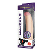 Трусики Harness с реалистичной насадкой-фаллосом телесного цвета с мошонкой Сумерки богов №58 3903-58 BX DD (21 см)