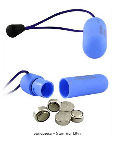 Голубая вибропуля Eroticon Magic bullet 30316 (7 см)