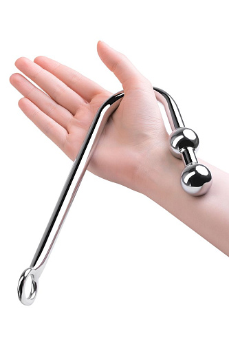 Анальный крюк для подвешивания с двумя шарами ToyFa 717303